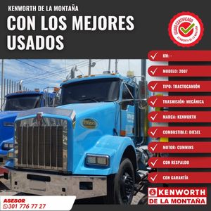 KENWORTH 2007 AZUL CABEZOTE MULA CUMINS